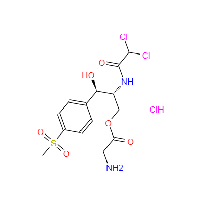  CAS：2611-61-2，甲砜霉素甘氨酸酯鹽酸鹽 ，ThiamphenicolGlycinateHcl